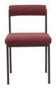 Livorno Red & Bronze Steel and Polyester Dining Chair