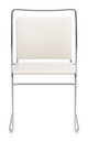Verbena Cream (Set of 2) Steel and Polyurethane Dining Chair