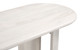 Risan Whitewashed Mango Wood Oval Console Table