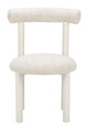 Ceres Beige Aluminum and Polyester Dining Chair for Outdoor Use