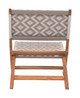 Tide Multicolor Acacia Wood Lounge Chair for Outdoor Use