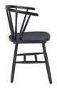 Stenger Black (Set of 2) Rubberwood Dining Chair