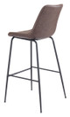 Byron Brown Steel and Polyurethane Barstool