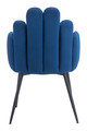 Noosa Navy Blue (Set of 2) Steel and Polyester Dining Chair
