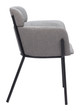 Bremor Slate Gray (Set of 2) Steel and Polyurethane Dining Chair