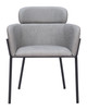 Bremor Slate Gray (Set of 2) Steel and Polyurethane Dining Chair