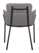 Bremor Slate Gray (Set of 2) Steel and Polyurethane Dining Chair