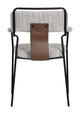 Couva Gray Tweed (Set of 2) Steel and Polyester Dining Chair