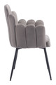 Noosa Gray (Set of 2) Steel and Polyester Dining Chair