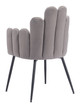 Noosa Gray (Set of 2) Steel and Polyester Dining Chair