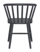 Shio Black Aluminum Dining Chair for Outdoor Use