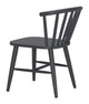Shio Black Aluminum Dining Chair for Outdoor Use
