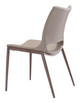 Ace Brown & Walnut (Set of 2) Steel and Polyurethane Dining Chair