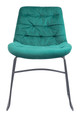 Tammy Green (Set of 2) Steel and Polyester Dining Chair