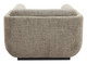 Sereneu Green Tweed Steel and Polyester Accent Chair