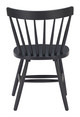 Tyce Black (Set of 2) Rubberwood Dining Chair