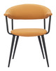 Sima Brown Steel and Polyurethane Dining Chair