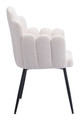 Noosa Ivory (Set of 2) Steel and Polyester Dining Chair