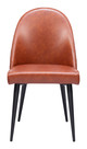 Silloth Brown (Set of 2) Steel and Polyurethane Armless Dining Chair