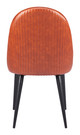 Silloth Brown (Set of 2) Steel and Polyurethane Armless Dining Chair