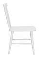 Zeilen White (Set of 2) Aluminum Dining Chair for Outdoor Use