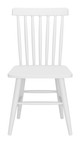 Zeilen White (Set of 2) Aluminum Dining Chair for Outdoor Use