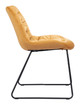 Tammy Yellow (Set of 2) Steel and Polyester Dining Chair