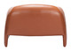 Horten Brown Steel and Polyurethane Accent Chair