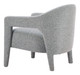 Eluma Dusty Teal Rubberwood Accent Chair