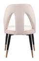 Artus Ivory Steel and Polyester Dining Chair