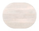 Risan Natural Mango Wood Oval Side Table
