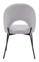 Torrey Multicolor Print & Gray (Set of 2) Steel Dining Chair