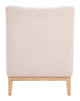 Velun Ivory Rubberwood Accent Chair