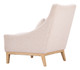 Velun Ivory Rubberwood Accent Chair