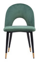 Menlo Green (Set of 2) Steel and Polyester Dining Chair