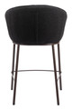 Essen Black & Bronze Steel and Polyester Counter Stool