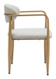 Zens Quill Gray (Set of 2) Steel and Polyester Dining Chair