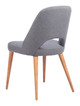 Leith Gray (Set of 2) Ash Wood and Steel Dining Chair