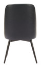 Keppel Black (Set of 2) Steel and Polyurethane Swivel Dining Chair