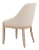 Calmo Beige Ash Wood and Polyester Dining Chair