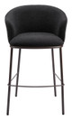 Essen Black & Bronze Steel and Polyester Barstool