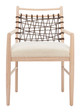 Wezly Ivory (Set of 2) Rubberwood and Polyester Dining Chair