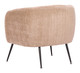 Racine Linen Beige Steel and Polyester Accent Chair