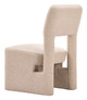 Dewey Beige (Set of 2) Rubberwood Dining Chair