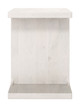 Bama Whitewashed Mango Wood Rectangular Side Table