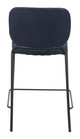 Plat Blue (Set of 2) Steel and Polyester Stackable Counter Stool