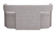 Papua Gray Polyester Storage Bench