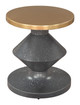 Litar Multicolor Iron Round Side Table
