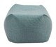 Aroz Green Olefin and Textilene Ottoman for Outdoor Use