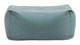 Aroz Green Olefin and Textilene Ottoman for Outdoor Use